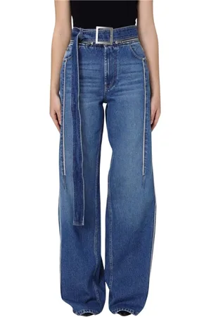 Jean Paul Gaultier Femme, Jeans, Bleu, Taille: W26 Jean Denim Taille Haute Classique