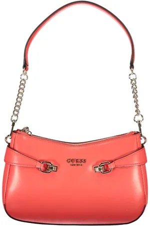 Guess Femme, Sacs, Rouge, Taille: ONE Size Sac à Main Femme en Polyéthylène Rouge