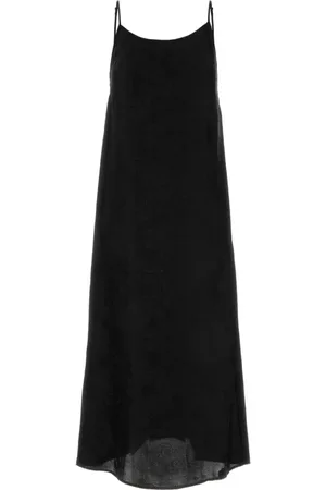 UMA WANG Femme, Robes, Noir, Taille: 38 FR Robe Anaya en Mélange de Viscose Noir