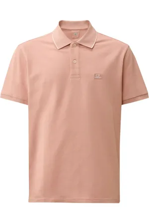C.P. Company Homme, Tops, Rose, Taille: 3XL Polo Logo Misty Rose