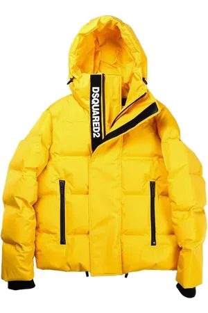 Dsquared2 Homme, Vestes, Jaune, Taille: M Veste Homme Jaune en Nylon