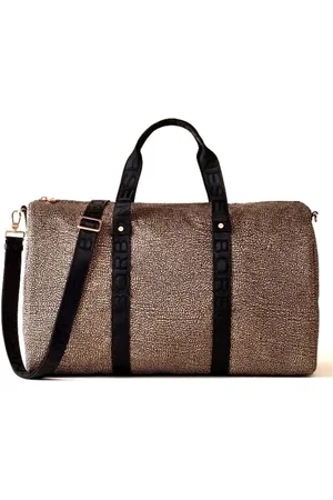 Borbonese Femme, Sacs, Brun, Taille: ONE Size Sac de Week-End