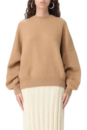 Khaite Femme, Pulls, Brun, Taille: 36 FR Pull de Luxe Gris à Col Rond