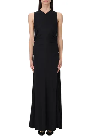 Bottega Veneta Femme, Robes, Noir, Taille: 36 FR Robe Maxi Élégante Noire