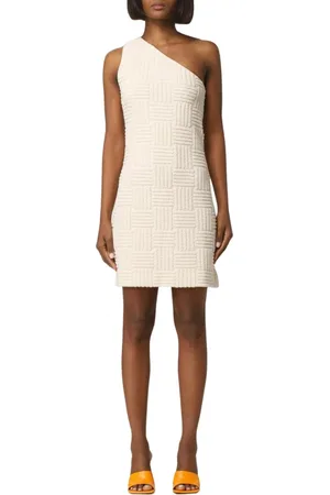 Bottega Veneta Femme, Robes, , Taille: 42 FR Élégante Mini-Robe Une Épaule