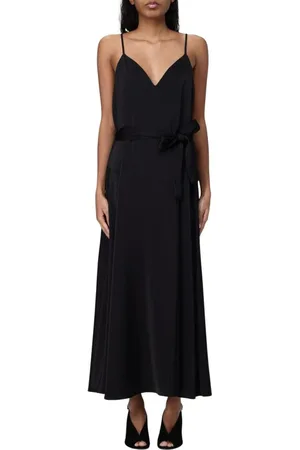 Armani Exchange Femme, Robes, Noir, Taille: 52 FR Robe Midi Blanche Élégante