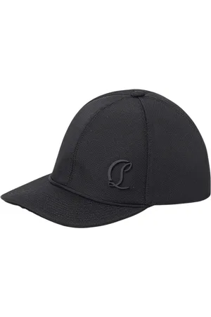 Christian Louboutin Homme, Accessoires, Noir, Taille: M Chapeau à Large Bord Signature pour Homme