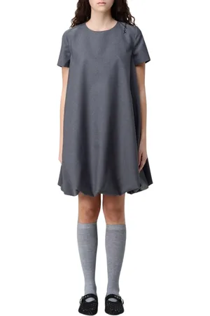 Marni Femme, Robes, Gris, Taille: 40 FR Élégante Robe Grise avec Détails Subtils