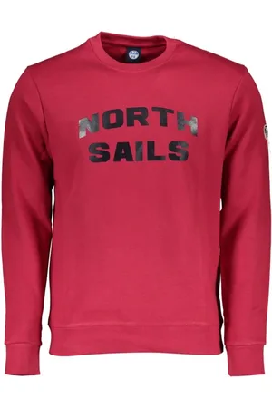 North Sails Homme, Sweatshirts et sweats à capuche, Rouge, Taille: M Pull Homme en Coton Rouge