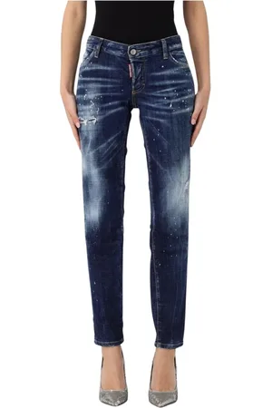 Dsquared2 Femme, Jeans, Bleu, Taille: 36 FR Jean Skinny Bleu Délavé