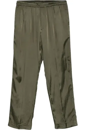 DRIES VAN NOTEN Homme, Pantalons, Vert, Taille: XS Pebble Khaki Pantalon