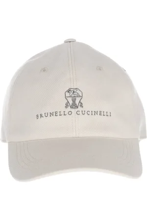 Brunello Cucinelli Unisex, Accessoires, , Taille: L Casquette de Baseball en Coton avec Logo