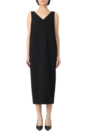 THEORY Femme, Robes, Noir, Taille: 34 FR Élégante Robe Noire Sans Manches