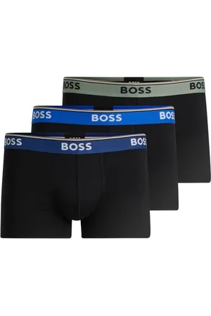 HUGO BOSS Homme, Sous-vêtements, Noir, Taille: XL Boxer Homme Lot de 3