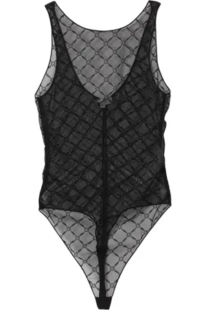Elisabetta Franchi Femme, Tops, Noir, Taille: 36 FR Haut Élégant Sans Manches en Maille Noire