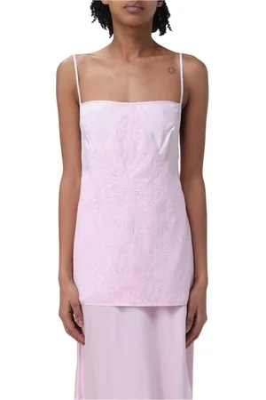 Jil Sander Femme, Tops, Rose, Taille: 40 FR Robe Rose en Dentelle