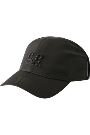 C.P. Company Homme, Accessoires, Noir, Taille: L Casquette Goggle Noire Chrome-R