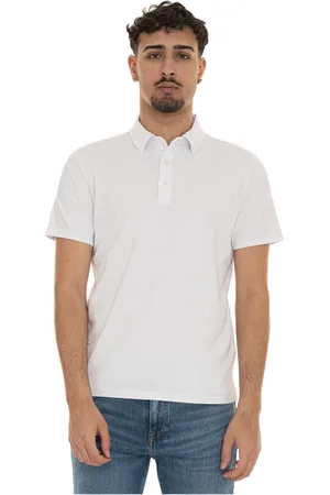 Peuterey Homme, Tops, Blanc, Taille: M Polo à manches courtes avec logo