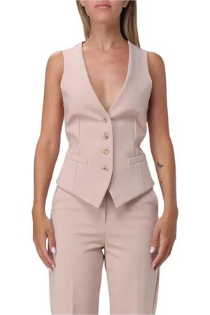 Max Mara Femme, Vestes, Rose, Taille: 36 FR Elegant Blush Sleeveless Vest
