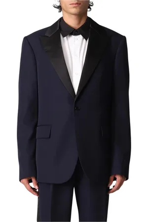 Karl Lagerfeld Homme, Costumes, Bleu, Taille: L Blazer cintré à un bouton