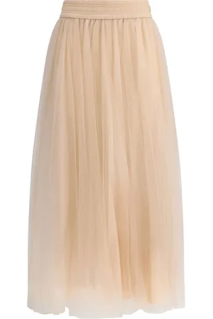 Fabiana Filippi Femme, Jupes, , Taille: 38 FR Jupe Midi en Tulle Délicat