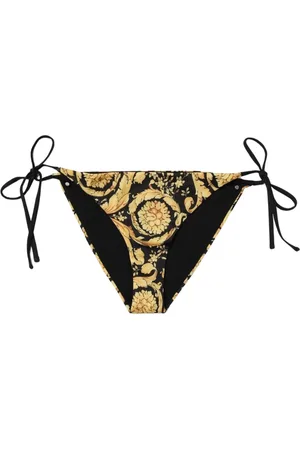VERSACE Femme, Maillots de bain, Multicolore, Taille: 44 FR Bas de bikini à imprimé baroque