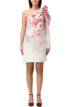 ZIMMERMANN Femme, Robes, Rouge, Taille: 40 FR Robe Mini Rouge à Fleurs
