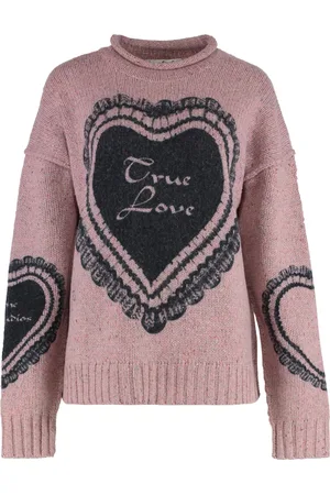 Acne Studios Femme, Pulls, Multicolore, Taille: 36 FR Pull en laine côtelée à col rond