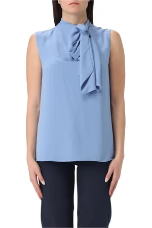Liu Jo Femme, Tops, Bleu, Taille: 36 FR Chemisier sans Manches Rose Style Élégant