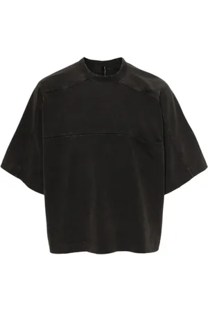 Entire Studios Homme, Tops, Noir, Taille: M T-shirt Noir Délavé à Poche