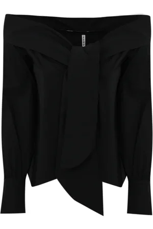 LIVIANA CONTI Femme, Blouses et Chemises, Noir, Taille: 40 FR Chemise à en Coton