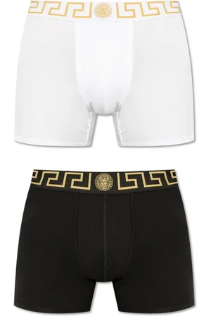 VERSACE Homme, Sous-vêtements, Multicolore, Taille: M Deux-Pack Boxers