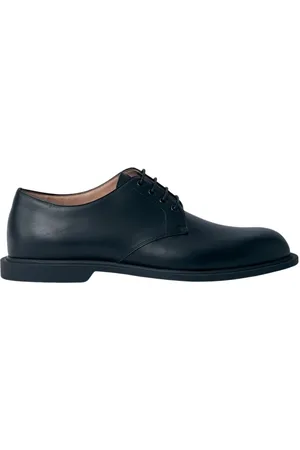 The Row Homme, Chaussures, Noir, Taille: 41 1/2 EU Chaussure Derby Classique en Cuir Poli