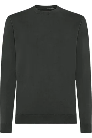 RRD Homme, Pulls, Vert, Taille: M Pull en Tricot à Manches Longues Vert