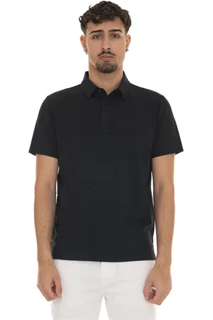 Peuterey Homme, Tops, Bleu, Taille: 2XL Polo à manches courtes avec logo