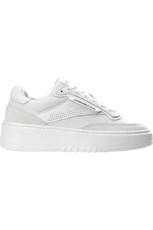 Copenhagen Shoes Homme, Chaussures, Blanc, Taille: 39 EU Baskets rétro en cuir blanc