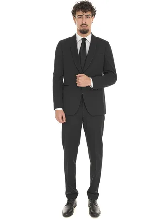 Michael Kors Homme, Costumes, Noir, Taille: L Smoking avec Col Châle, Style Classique