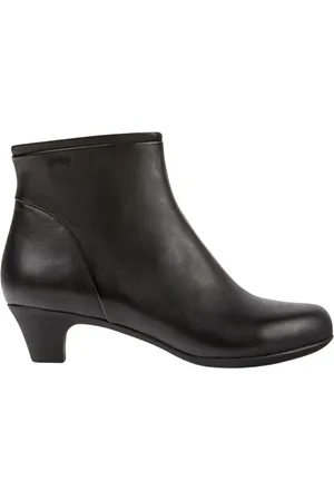 Camper Femme, Chaussures, Noir, Taille: 36 EU Bottines noires plates bout rond