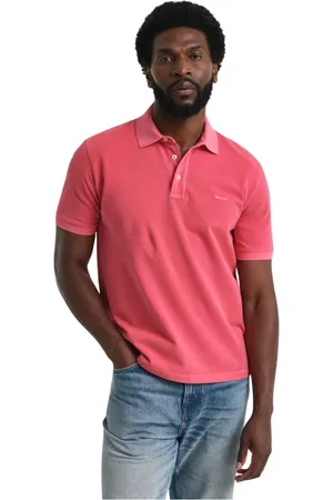 GANT Homme, Tops, Rouge, Taille: 4XL Polo en coton piqué