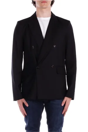 John Richmond Homme, Vestes, Noir, Taille: M Veste noire à boutons