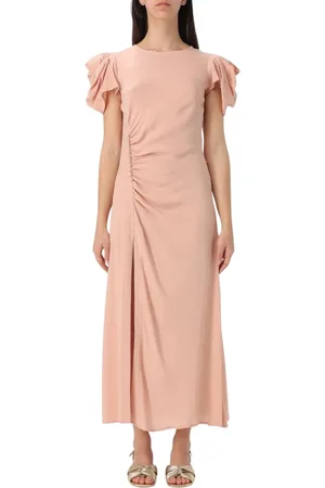 Mar De Margaritas Femme, Robes, Rose, Taille: 36 FR Robe Midi Élégante Fuchsia