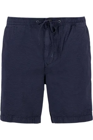 Barbour Homme, Shorts, Bleu, Taille: XL Shorts Seersucker Décontractés en Marine