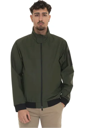 HUGO BOSS Homme, Vestes, Vert, Taille: S Bomber J-Larzac avec Logo sur Bras