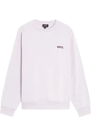 A.P.C. Homme, Sweatshirts et sweats à capuche, Violet, Taille: L Sweat à col rond Clint Lilas