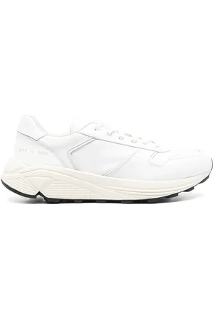 COMMON PROJECTS Homme, Chaussures, Blanc, Taille: 45 EU Baskets Blanches Lacets Semelle Plate