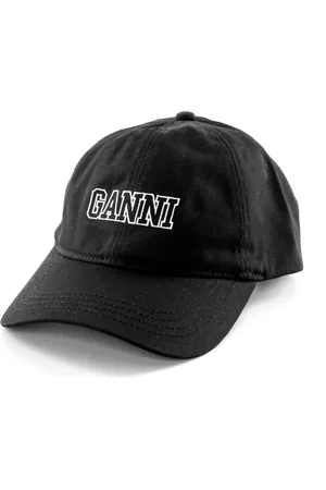 Ganni Femme, Accessoires, Noir, Taille: ONE Size Caps