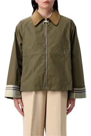 Barbour Femme, Vestes, Vert, Taille: 40 FR Manteau imperméable pour style Catlin