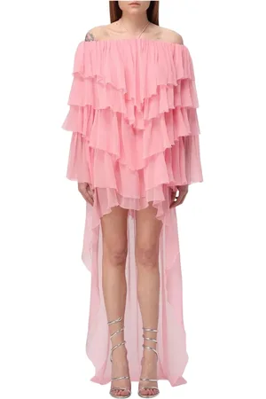 BLUMARINE Femme, Robes, Rose, Taille: 36 FR Robe Rose Élégante High-Low