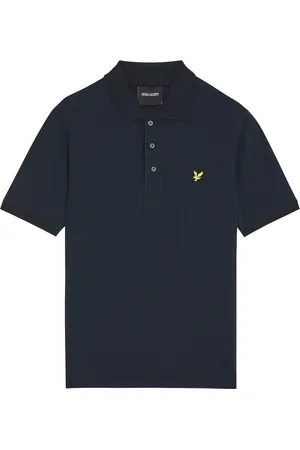 Lyle & Scott Homme, Tops, Bleu, Taille: L Polo à Manches Courtes Essential
