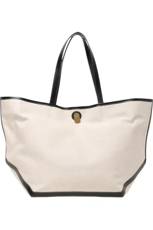 Fabiana Filippi Femme, Sacs, , Taille: ONE Size Sac fourre-tout noir avec garniture en cuir